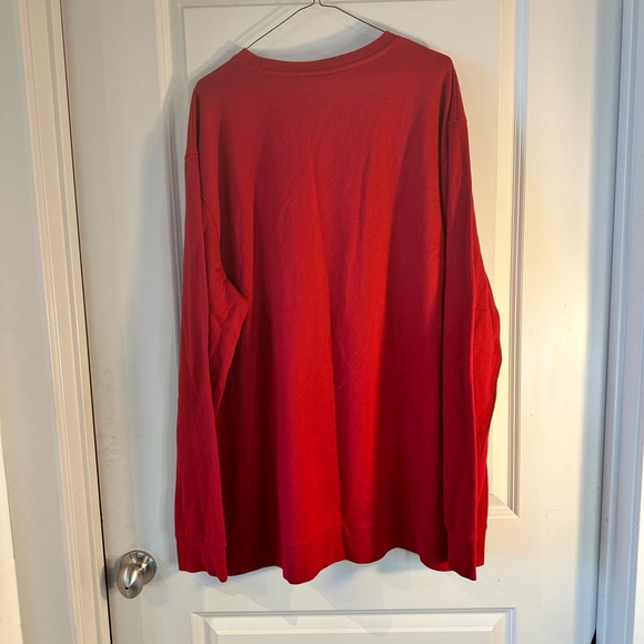 Holiday Fleece Red Saint Nick Whiskey Ugly Christmas Sweater, size 2XL - Picture 6 of 8